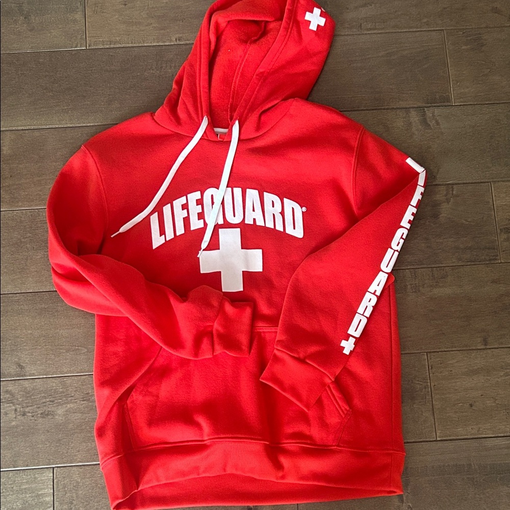 Men’s Red Lifeguard Hoodie